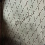 Oleg Cassini Vintage Embroidered Brown Blazer Faux Suede Medium/8 Career Church Photo 5