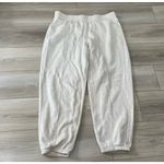 Gaiam Cream Beige Lounge Jogger Sweatpants XL Elastic Waist Casual Comfort Fit Photo 1