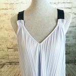 Topshop Pleated Midi Slip Dress Light Blue Lilac 8 Photo 3