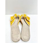 Bandolino  Sandals Womens‎ Size 7.5 Espadrille Yellow Slip On Braylin Flats Photo 5