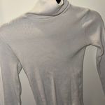 Medium White Turtleneck Gray Photo 0