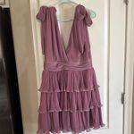 Petal and Pup  Dusty Pink Ruffle Mini Dress L NWT Photo 4