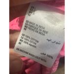 ON 34TH Pink Eyelet Cotton Puff Sleeve Button Up Blouse Top Women's Size L Size L Photo 6