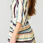 Lost + Wander REVOLVE NWT CORY Cream Blue STRIPED Boho MINI DRESS MEDIUM Photo 2