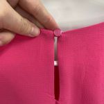 Monteau  Los Angeles women's pink ruffle cap sleeve business attire blouse M Photo 4