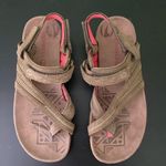 Merrell  Kangaroo Ankle Strap Toe Loop Leather Performance Sandals Brown Size 6 Photo 1