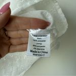 Princess Polly  Franca White Eyelet Floral Embroidered Cropped Tank Top 8 Photo 7