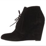 via spiga  black suede wedge booties. Never worn Photo 0
