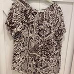 Lavender Brown Snakeskin Top Photo 0