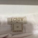 J.Crew  White 100% Cotton Crochet Hem Mini Flare Skirt Size 00 EUC Photo 3