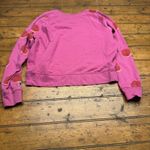 Champion ‎ Crewneck Sweatshirt Pink Red Orange Big Dots Size XL Photo 1
