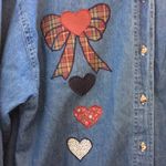 FINAL MARKDOWN Ladies’ Blue Diamond Denim Blouse (M) Size M Photo 2