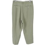 Tommy Bahama  Pastel Green High Rise 100% Silk Pleated Straight Leg Pants Size 12 Photo 1