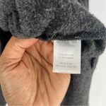 Capote Charcoal Gray Stretch Knit Faux Fur Accents Dolman Cape Poncho Cozy L Size L Photo 10