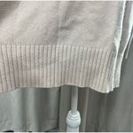 Athleta  V-Neck Sweater woman's Sz small Ribbed Knit Trim,‎ Relaxed Fit, Neutral Photo 4