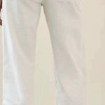 Anthropologie Pilcro The Wanderer Pants Cream Floral Patchwork Boho Size 29 Photo 1