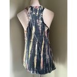 Zadig & Voltaire Tie Dye Tank Top Skull Buttons S boho Y2K fqiry whimsi blue pik Photo 1