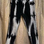 Vervet Haylie High Rise Skinny Ankle Black Gray Tie Dye Jeans Size 29 NWT Photo 0