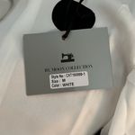 La Vie Top, long balloon sleeves black dots Super cute NWT White Size M Photo 2