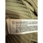 ZARA Tan Turtleneck Ribbed Knit Cutout Ruched Long Sleeve Sweater Top Size S Photo 3