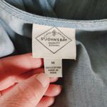 st. john's bay St. John's Bsy Chambray Denim Cropped Jumpsuit Size Medium Photo 5