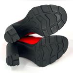 Alexander McQueen Tread Heeled Chelsea Red Leather Ankle Boots EU 36.5 Photo 5