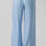 Athleta Nwot  cloud pant light blue spring $$77 athletic wide leg boho casual Photo 5