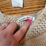 Abercrombie & Fitch light tan knit dress / coverup size XL Photo 2