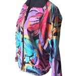 Vintage 80s 90s Olympic Korea Reversible colorful abstract paint Jacket Small Photo 1