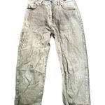 Dazy Jeans Pants Relaxed Wide Leg Light Faded Denim High Rise Cotton Pant Brown Size L Photo 0
