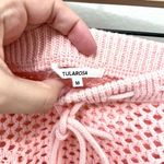 Tularosa NWT REVOLVE Andy Off Shoulder Sweater Pink Long Sleeve Size M Photo 4