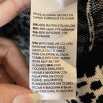 Chico's  Women Black White Open Front Cheetah‎ Print Cardigan Sweater Size 2 Photo 4