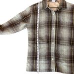 The North Face  Valley Twill Plaid Shacket | Misty Sage Utility Jacket Women’s M Photo 4