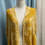 Chic Yellow and Cream Paisley Swim Coverup Size undefined Photo 1
