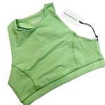 We Wore What  Solid Racerback Bra Fair Green size small NWT Photo 1
