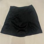 Reformation  Robbie Skirt in Black Silk Photo 3