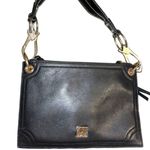 Kooba Black Leather Envelope Purse with Removable Shoulder Strap Photo 2