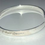925 LA Sterling Silver Inspirational Motivational Quote Cuff Wrap Bracelet Photo 3