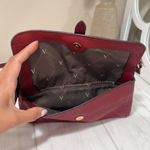 Vince Camuto Women's Deep Red Leather Small Crossbody Bag Photo 9