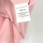 Elliatt  Camo Asymmetric Satin Cocktail Dress in Light Pink Size Small Photo 7