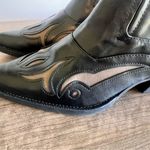 ROPER Sarah Tooled Inlay Pointed Toe Women's Shorties Boot Size 9 #423A Black Photo 3