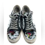 Golden Goose  may rainbow sequin flip low top sneakers  sz 40 Photo 7