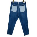 Hollister  Two Tone Ultra High-Rise Mom Jean Vintage Stretch Ripped Jeans Size 15 Photo 7