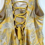 Cacique  SWIM Lane Bryant Yellow V-Neck Tie Back Swimsuit Size 22 EUC #1382 Photo 5