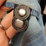 Indigo Moon Womens Medium Jean Tribal Dressy Jacket Embroidery Boho Artsy Spring Blue Photo 8