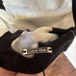 Calvin Klein Black and White Floral Blouse Photo 5