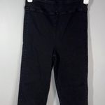 frame denim FRAME Jetset Capri Cropped Pants High Rise Form Hugging‎ Black Size 2 fits size Photo 0