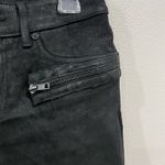 RTA Edgy Biker Rock and Roll Skinny 100% lambskin stretch leather Pants Black Size 24 Photo 1