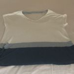 Bordeaux Anthropologie  Tank White Blue Photo 3