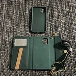 Habitu Selene Crossbody Wallet iPhone 11/XR Case Green Photo 9